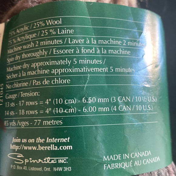 6pcs- Nernst bulky wool polyester blend - Picture 7 of 7